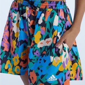 Adidas Abstract AOP Women's Colorful Athletic Shorts